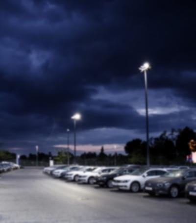Led Technics Germany – Anwendung – Anwendungsbereiche – Beleuchtung – Aussenleuchten – Aussenstellplätze und Carports – Parkplatz